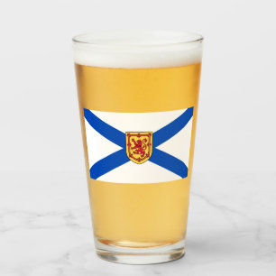 Flagge von Nova Scotia (kanadische Provinz) Glas
