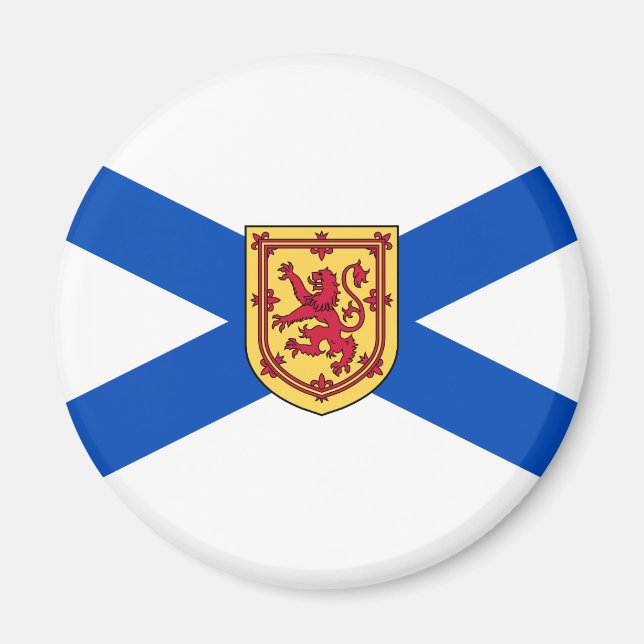 Flagge von Nova Scotia (kanadische Provinz) Magnet (Vorne)