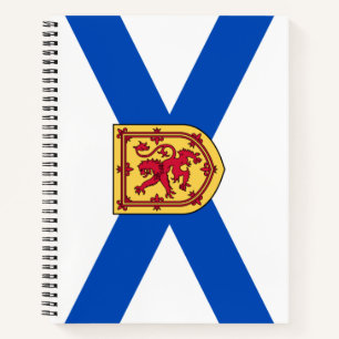 Flagge von Nova Scotia (kanadische Provinz) Notizbuch