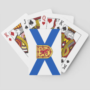 Flagge von Nova Scotia (kanadische Provinz) Spielkarten
