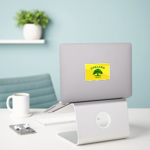 Flagge von Oakland, Kalifornien Aufkleber