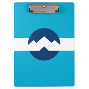 Flagge von Ogden, Utah Klemmbrett