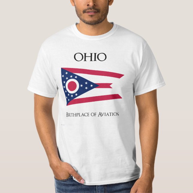Flagge von Ohio - Vereinigten Staaten - Ohioan T-Shirt (Vorderseite)