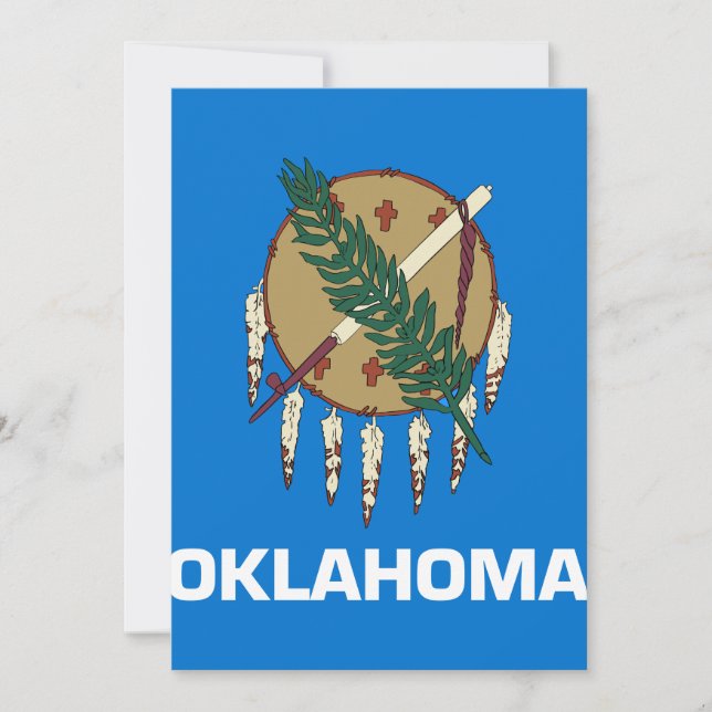 Flagge von Oklahoma (Vorderseite)