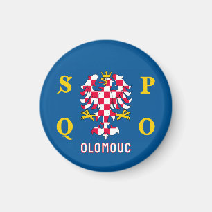Flagge von Olomouc Magnet