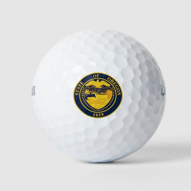 Flagge von Oregon Golfball (Vorderseite)