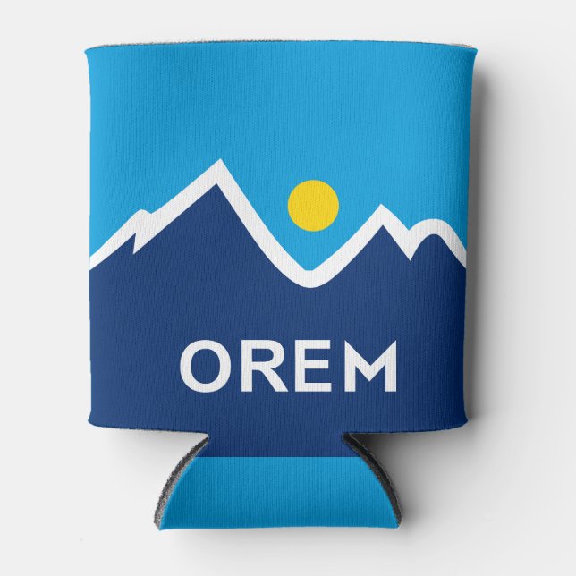 Flagge von Orem, Utah Dosenkühler (Vorderseite)