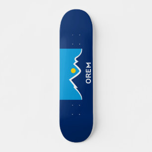 Flagge von Orem, Utah Pair of Cufflinks Skateboard