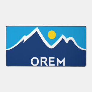 Flagge von Orem, Utah Schreibtischunterlage