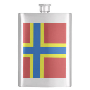 Flagge von Orkney Flask Flachmann
