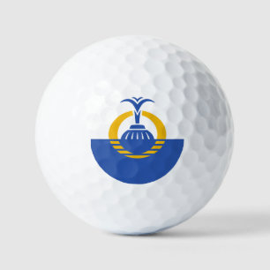Flagge von Orlando, Florida. Golfball