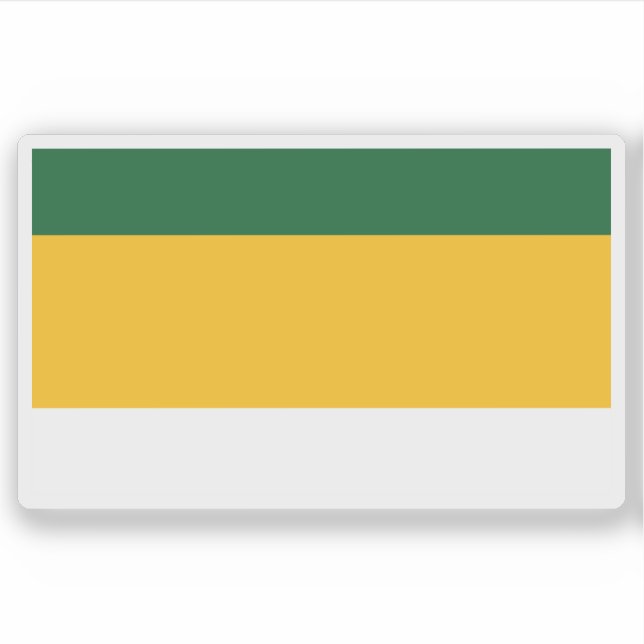Flagge von Orotina, Costa Rica Aufkleber (Vorderseite)