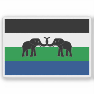 Flagge von Ostcaprivi, Republik Südafrika Aufkleber