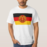 Flagge von Ostdeutschland - Flagge der DDR (DDR) - T-Shirt<br><div class="desc">Flagge der nationalen Volksarmee (Nationale Volksarmee).
Flagge der Deutschen Demokratischen Republik.</div>