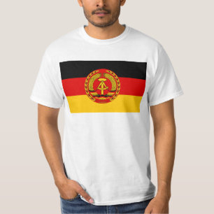 Flagge von Ostdeutschland - Flagge der DDR (DDR) - T-Shirt