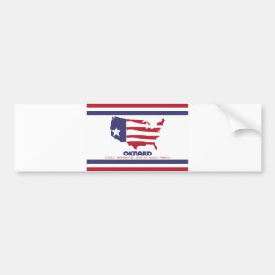 Flagge von Oxnard (Kalifornien) Autoaufkleber