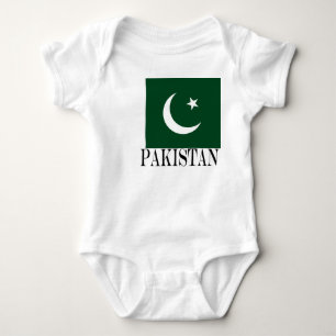 Flagge von Pakistan Baby Strampler