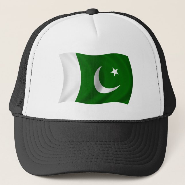 Flagge von Pakistan Truckerkappe (Vorderseite)