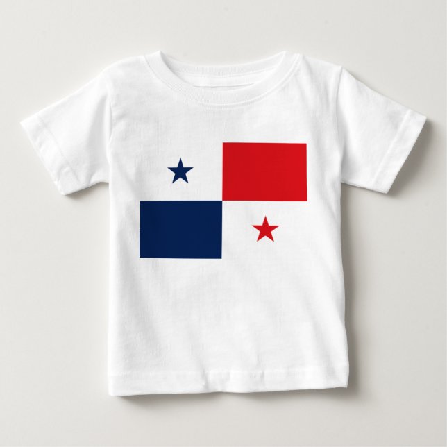 Flagge von Panama Baby T-shirt (Vorderseite)