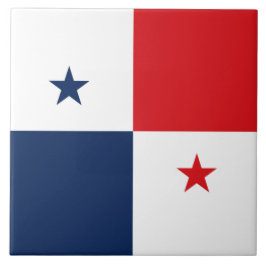 Flagge von Panama Fliese