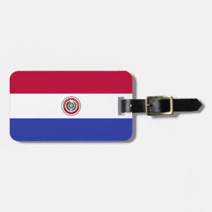 Flagge von Paraguay Gepäckanhänger
