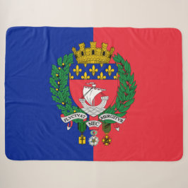 Flagge von Paris (Frankreich) Sherpadecke