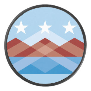 Flagge von Peoria, Arizona Eishockey Puck