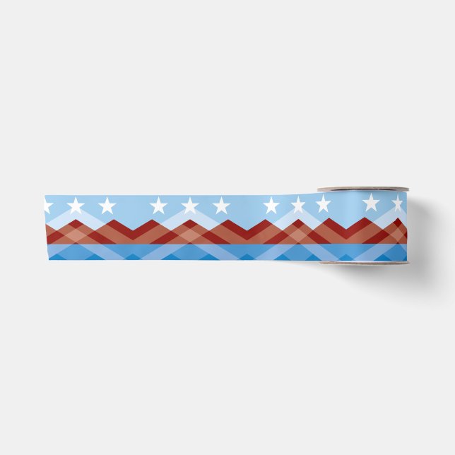 Flagge von Peoria, Arizona Satinband (Vorderseite)