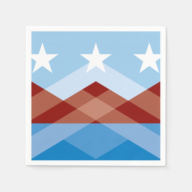 Flagge von Peoria, Arizona Serviette (Vorderseite)