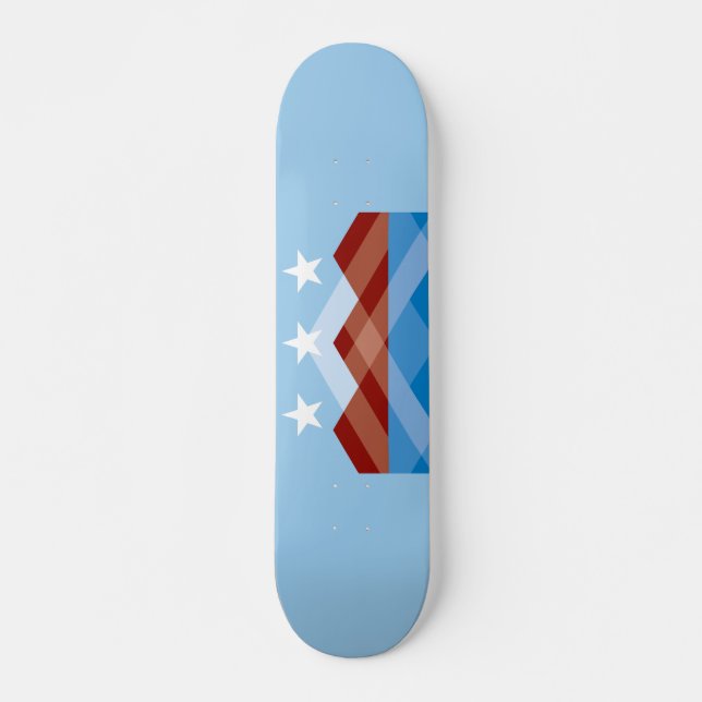 Flagge von Peoria, Arizona Skateboard (Vorne)