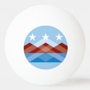 Flagge von Peoria, Arizona Tischtennisball