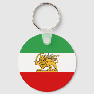 Flagge von Persien/von Iran (1964-1980) Schlüsselanhänger