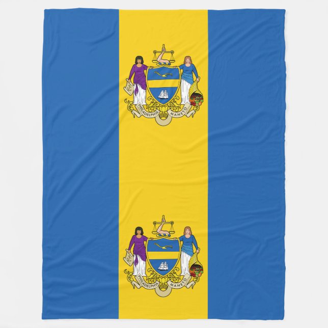 Flagge von Philadelphia, Pennsylvania Fleecedecke (Vorderseite)