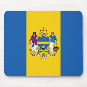 Flagge von Philadelphia, Pennsylvania Mousepad