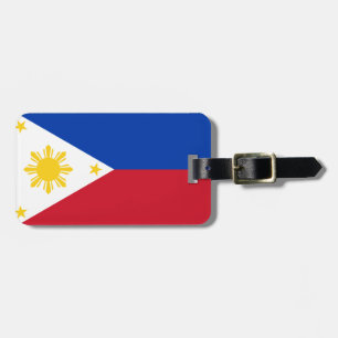 Flagge von Philippinen-Gepäckanhänger mit Gepäckanhänger
