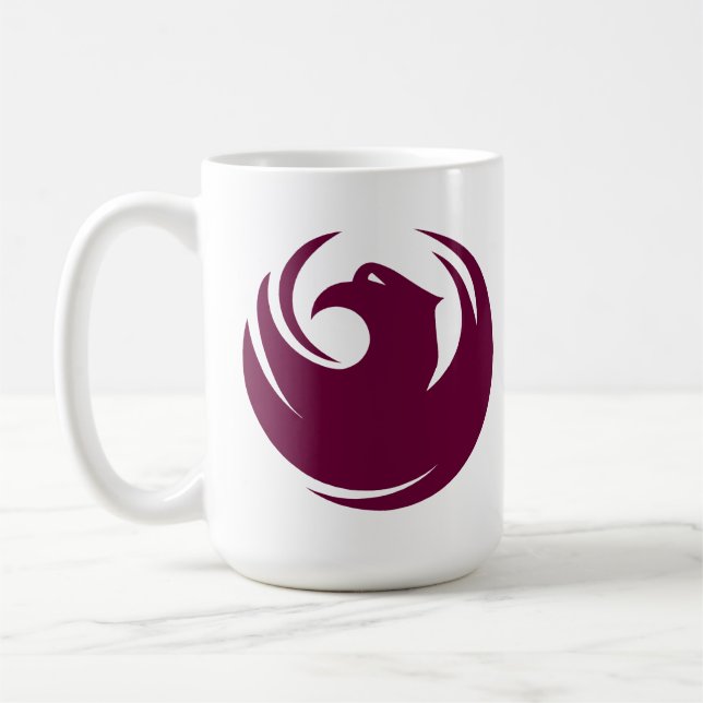 Flagge von Phoenix Stadt Arizona Kaffeetasse (Links)