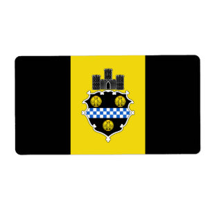 Flagge von Pittsburgh Pennsylvania