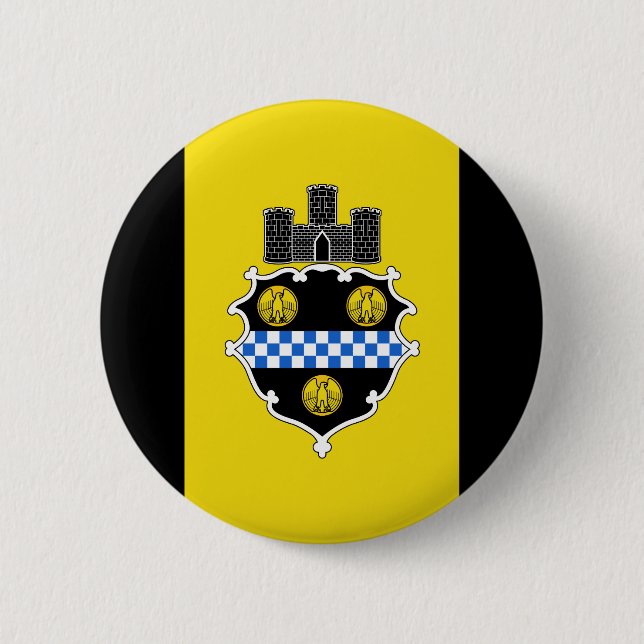 Flagge von Pittsburgh, Pinback-Button von Pennsylv Button (Vorderseite)