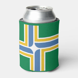 Flagge von Portland, Oregon Can Cooler Dosenkühler