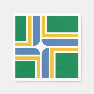 Flagge von Portland, Oregon Napkins Serviette