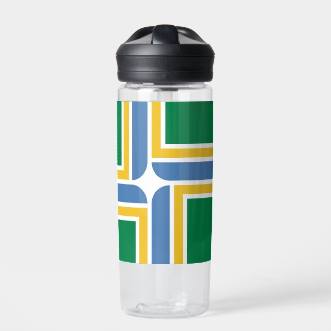 Flagge von Portland, Oregon Trinkflasche (Vorderseite)