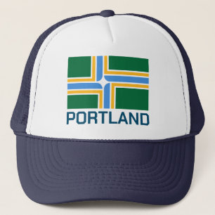 Flagge von Portland - Oregon Truckerkappe