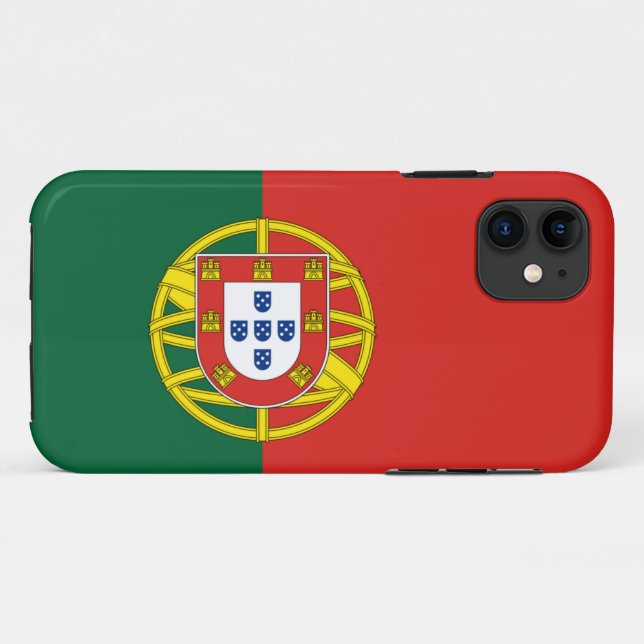 Flagge von Portugal Case-Mate iPhone Case (Rückseite (Horizontal))