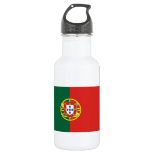 Flagge von Portugal Edelstahlflasche