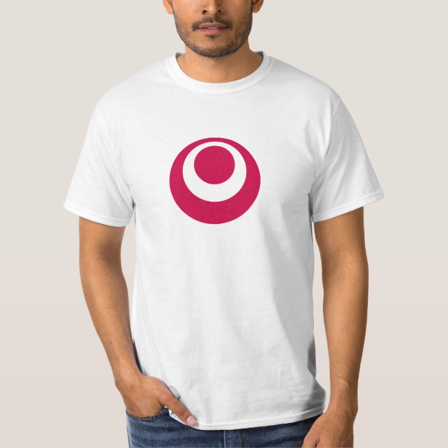 Flagge von Präfektur Okinawa T-Shirt (Vorderseite)