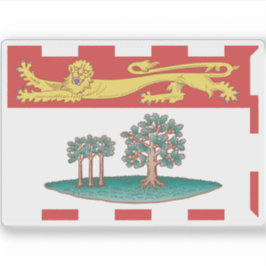 Flagge von Prinz Edward Island Aufkleber