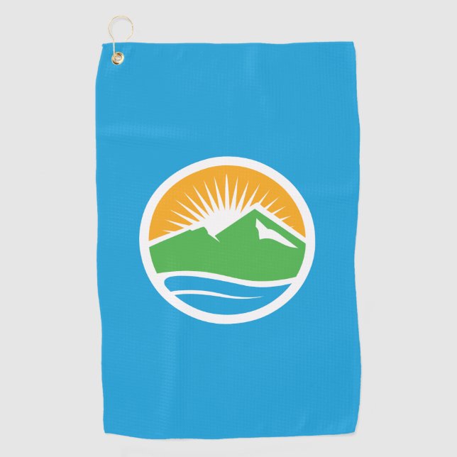 Flagge von Provo, Utah Golfhandtuch (Vorderseite)
