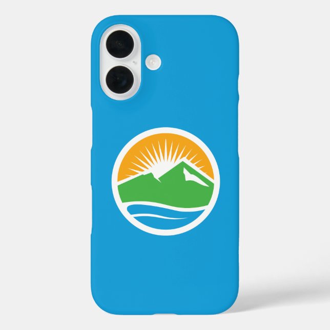 Flagge von Provo, Utah iPhone 16 Hülle (Rückseite)