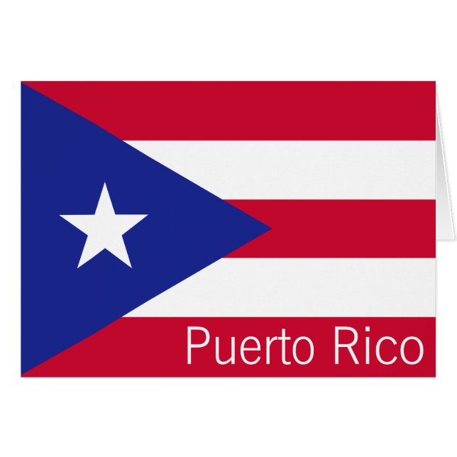 Flagge von Puerto Rico (Vorderseite (Horizontal))
