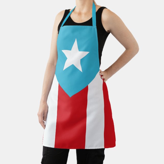 Flagge von Puerto Rico 1892 Schürze (InSitu)